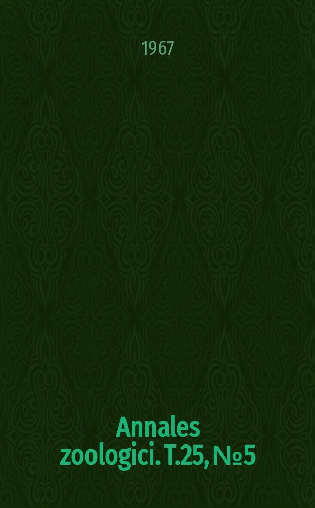 Annales zoologici. T.25, №5 : Remarks on some larch-feeding Tortricids (Lepidoptera, Tortricidae)