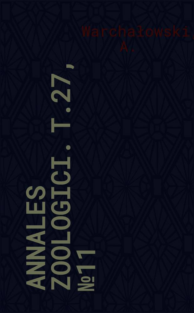 Annales zoologici. T.27, №11 : Beitrag zur Kenntnis der koreanischen Halticinen (Coleoptera, Chrysomelidae)