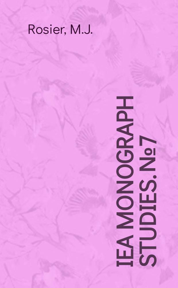 IEA monograph studies. №7 : Early school leavers in Australia
