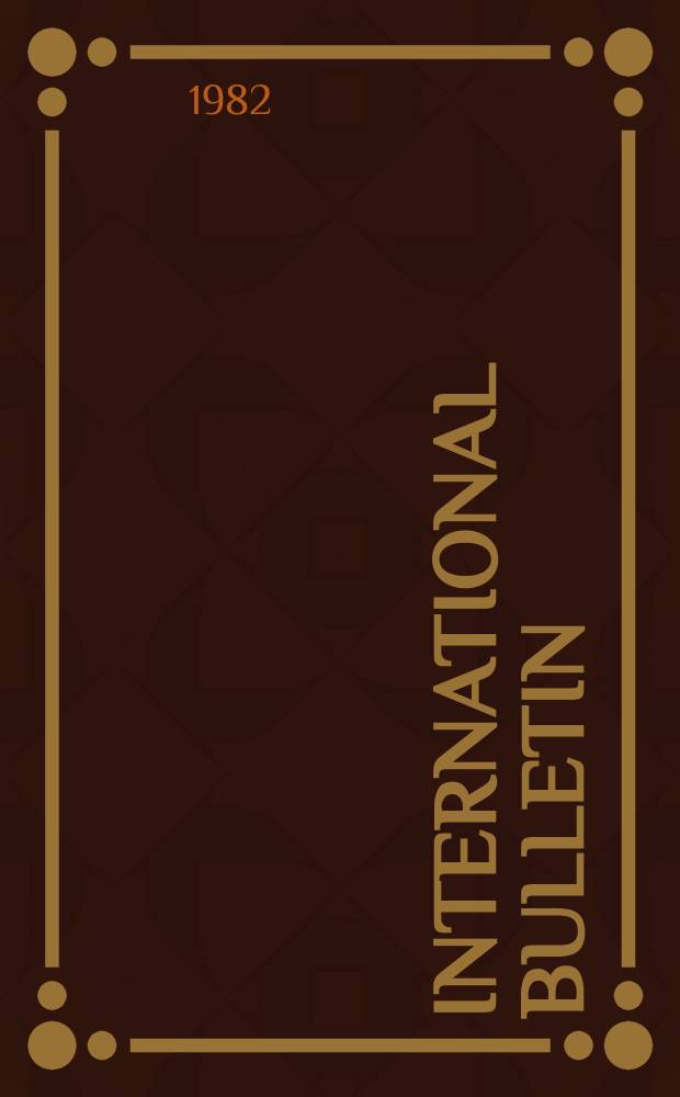 International bulletin