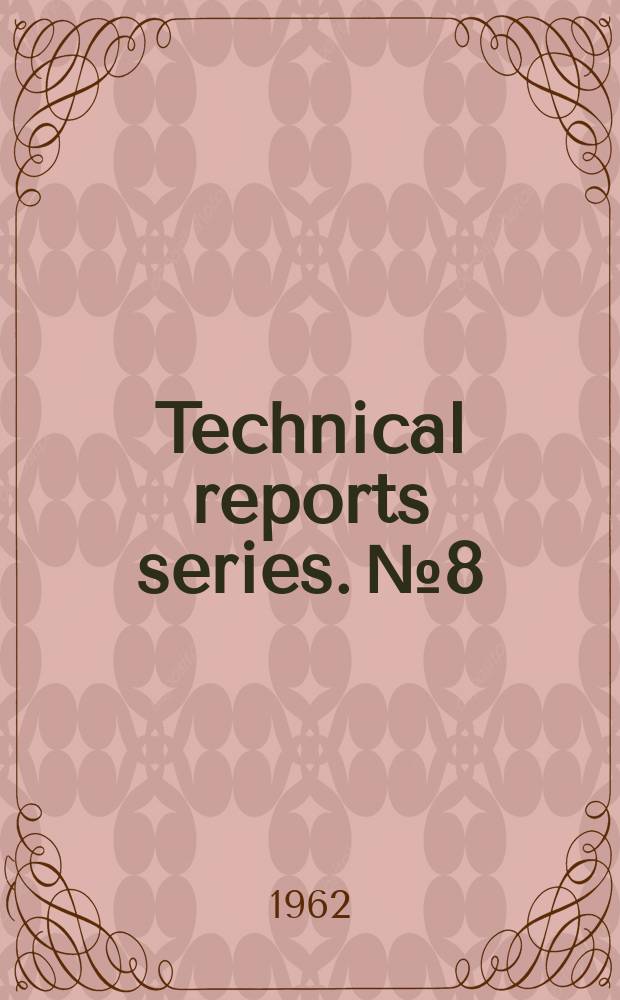 Technical reports series. №8 : Single-field isodose charts for high-energy radiation