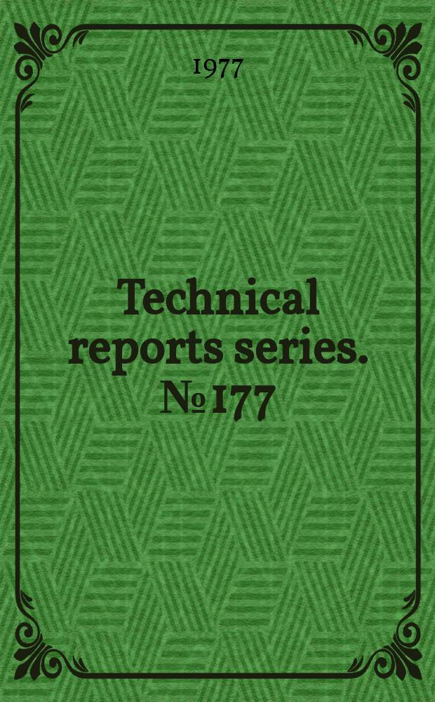 Technical reports series. №177 : Site selection factors for repositories of solid high-level and alpha-bearing wastes in geological formation