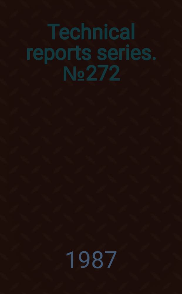 Technical reports series. №272 : Techniques and practices for pretreatment of low and intermediate level solid and liquid radioactive wastes
