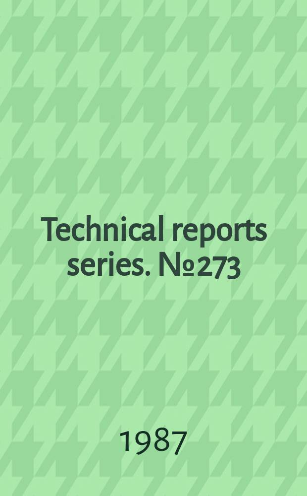 Technical reports series. №273 : Handbook of nuclear activation data