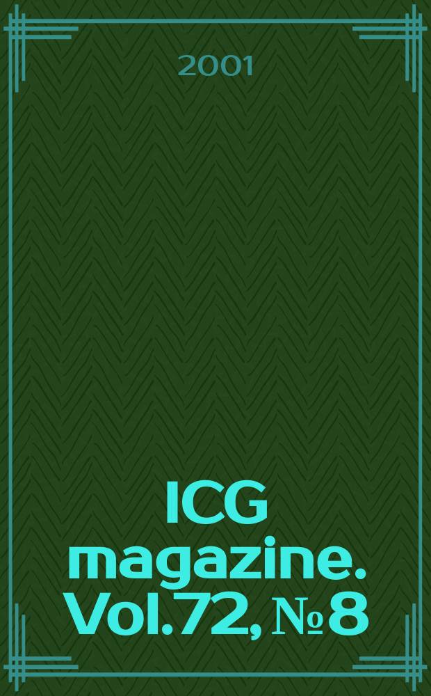 ICG magazine. Vol.72, №8