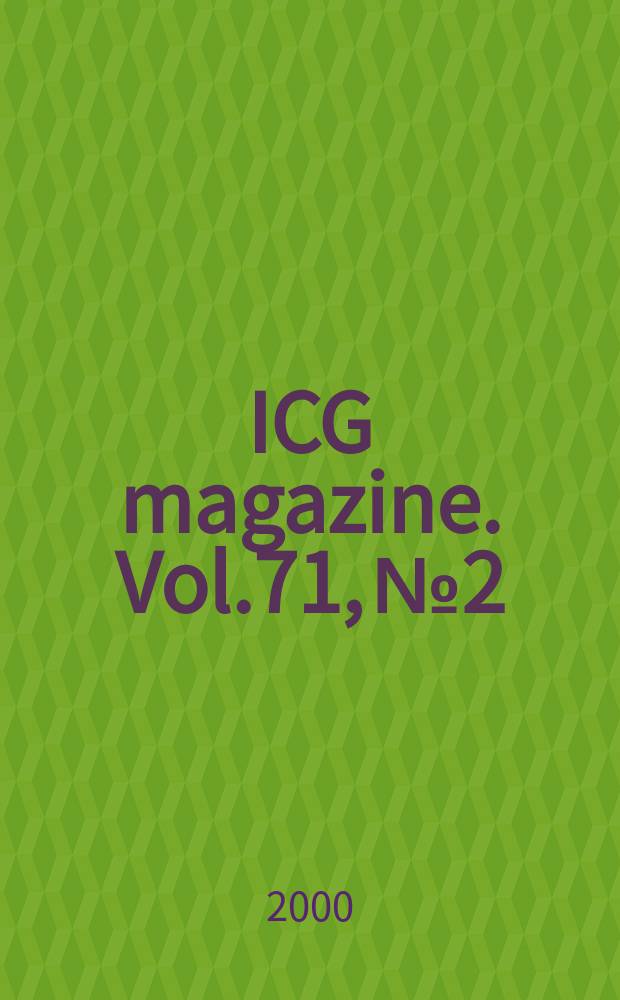 ICG magazine. Vol.71, №2