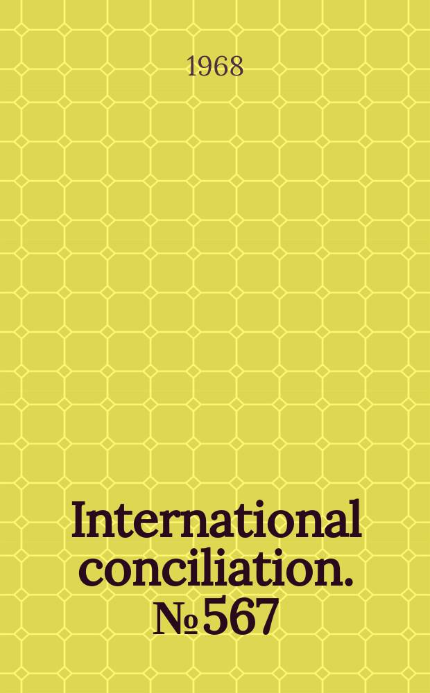 International conciliation. №567 : Food aid and economic development