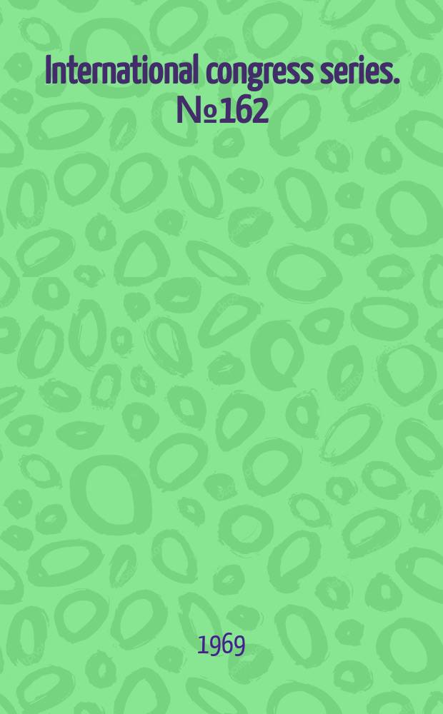 International congress series. №162 : Allergology