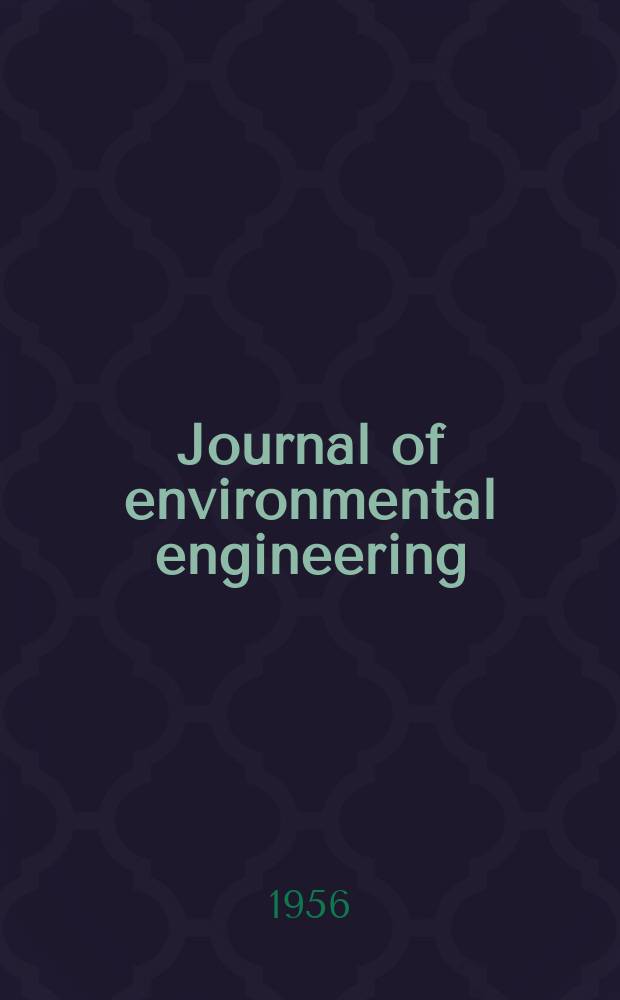 Journal of environmental engineering