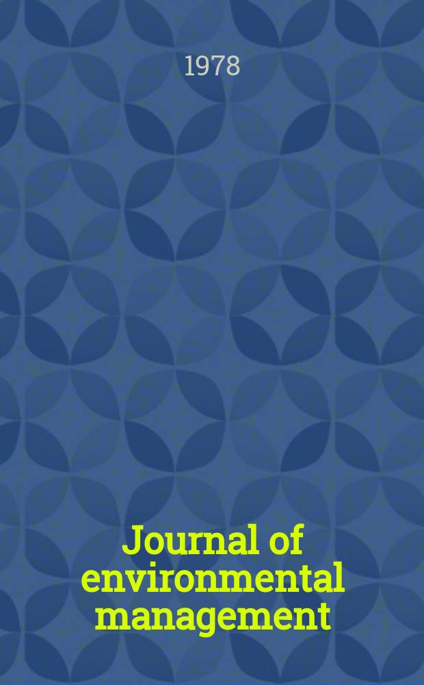 Journal of environmental management