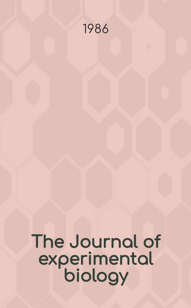 The Journal of experimental biology : Assist. by the Hon. secs. Soc. for experiment biology. Vol.124 : Ion channels and receptors
