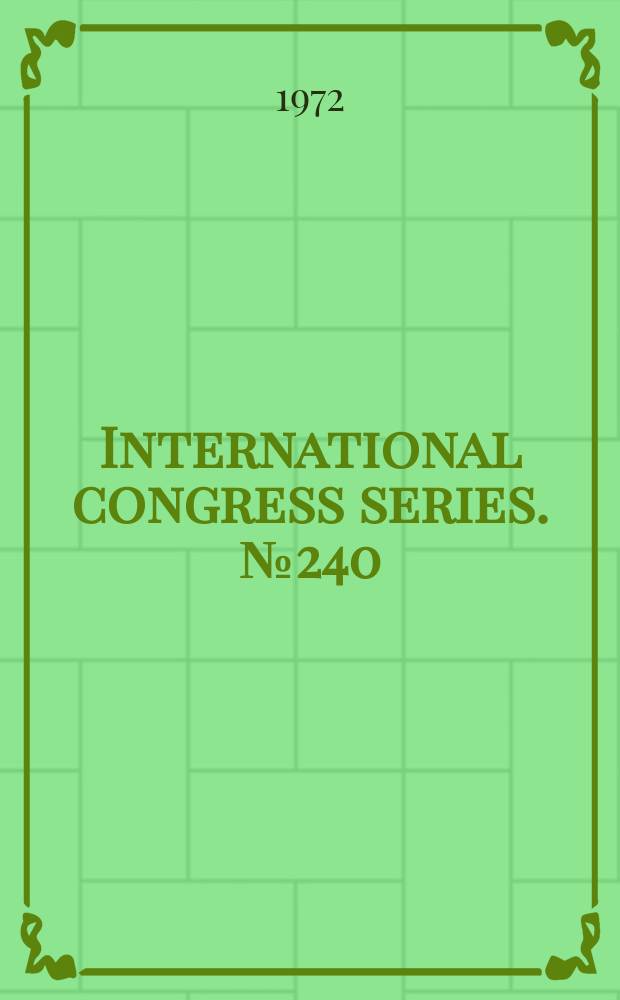 International congress series. №240 : Research in muscle development and the muscle spindle