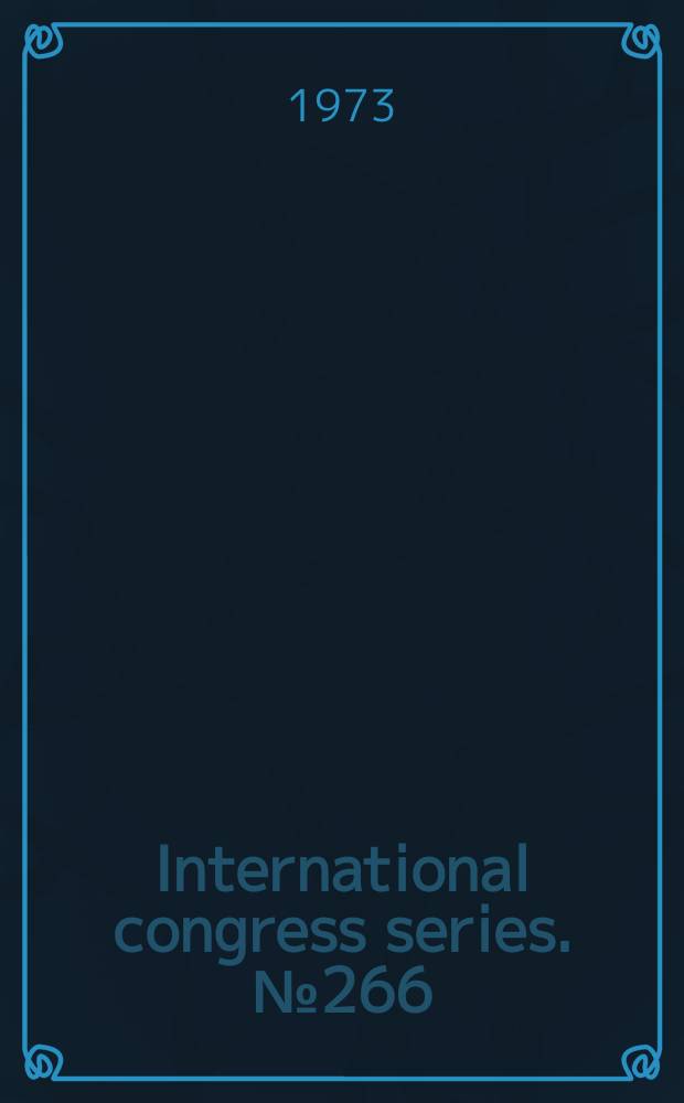 International congress series. №266 : Gonadotropin therapy in female infertility