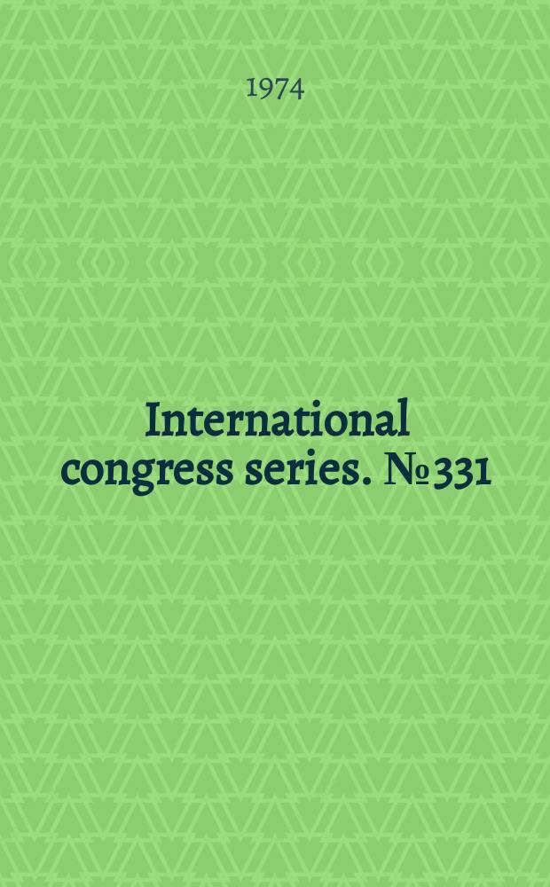 International congress series. №331 : Prazosin