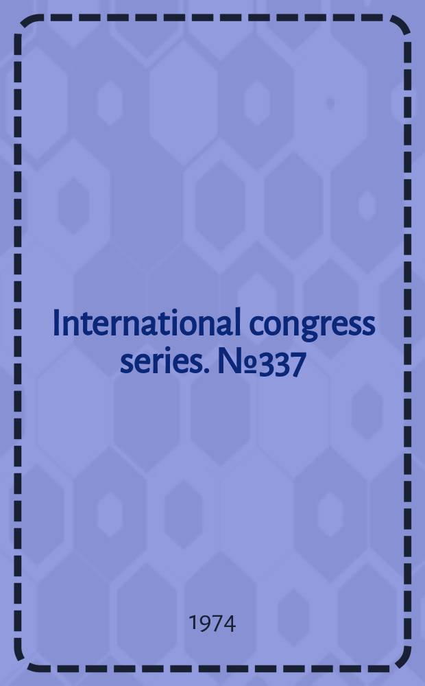 International congress series. №337 : Otorhinolaryngology