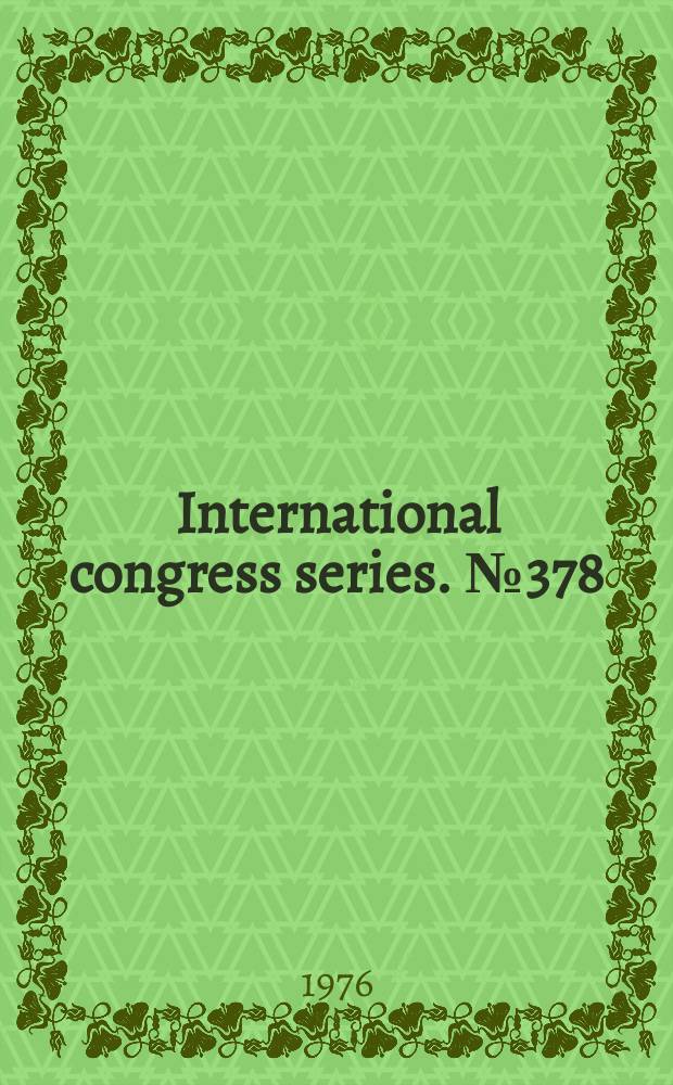 International congress series. №378 : Thyroid research
