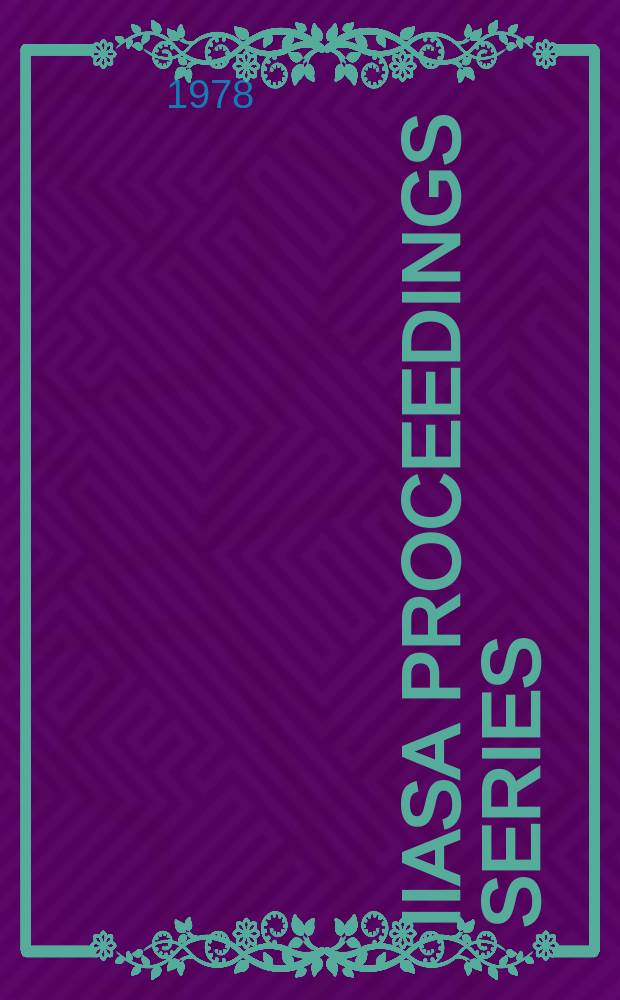 IIASA proceedings series : Environment