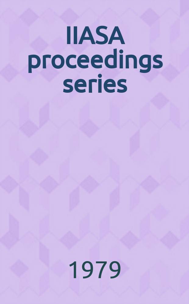 IIASA proceedings series : Environment. Vol.6 : Future coal supply for the world energy balance