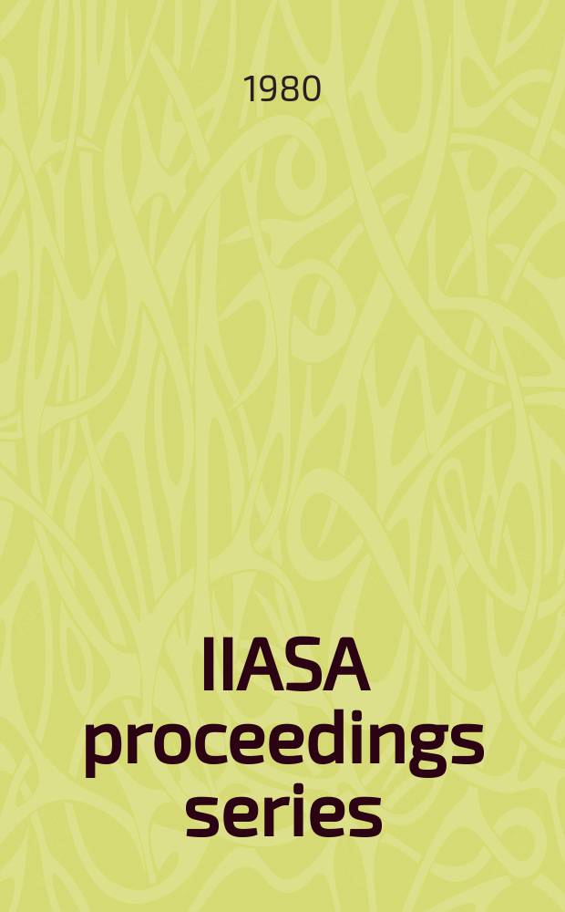IIASA proceedings series : Environment. Vol.9 : Input - output approaches in global modeling