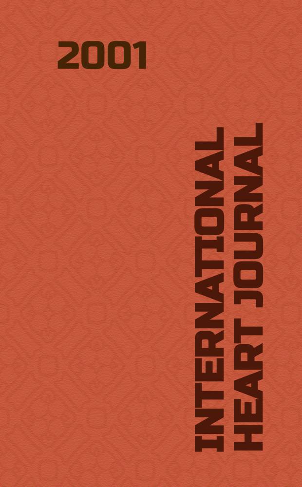 International heart journal : [Form. Japanese heart journal]. Vol.42, №5