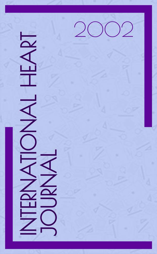 International heart journal : [Form. Japanese heart journal]. Vol.43, №4