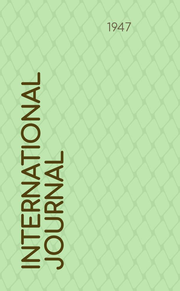 International journal