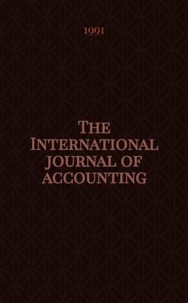 The International journal of accounting : Education a. research