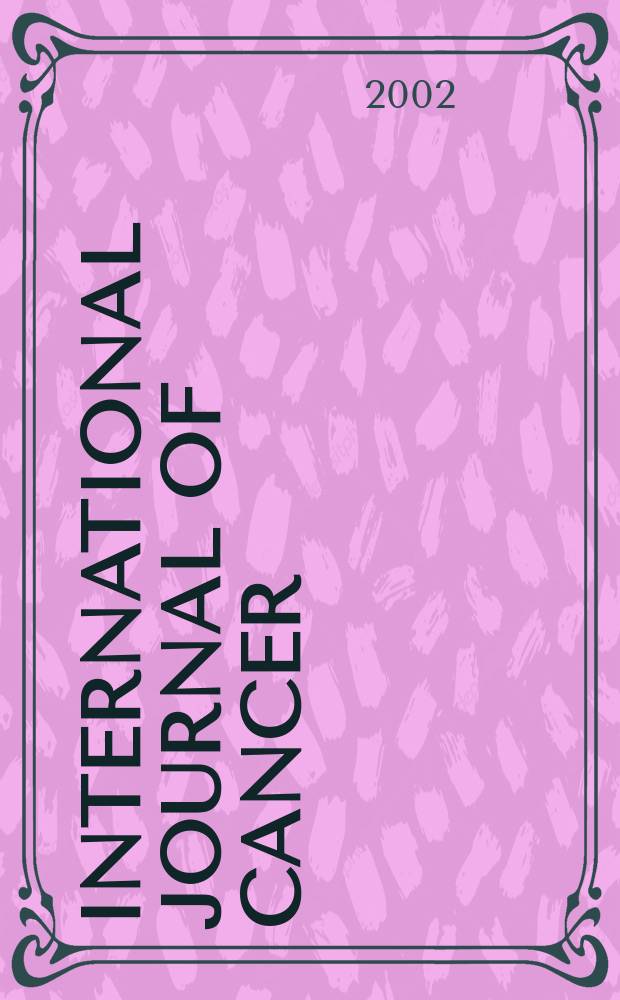 International journal of cancer : Publ. of the International union against cancer. Vol.97, №2
