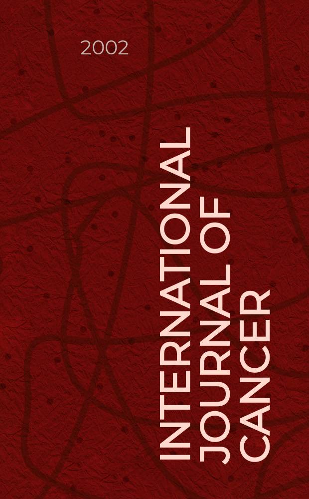 International journal of cancer : Publ. of the International union against cancer. Vol.97, №3