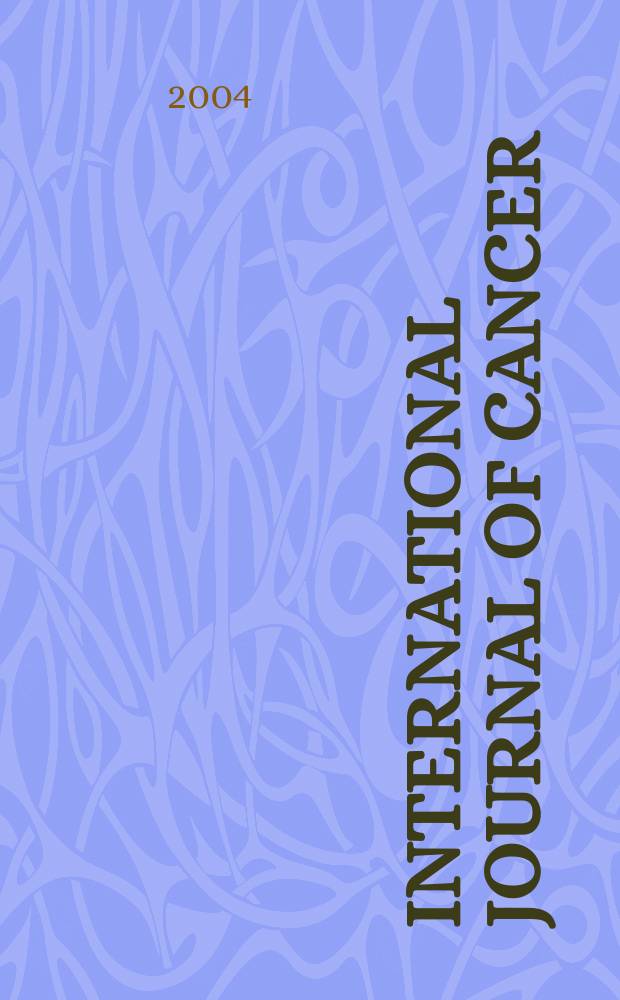 International journal of cancer : Publ. of the International union against cancer. Vol.112, №1