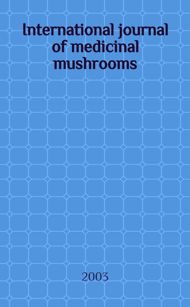 International journal of medicinal mushrooms