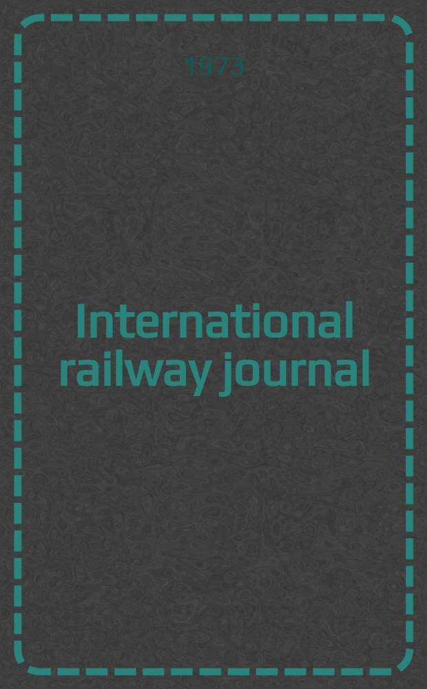 International railway journal