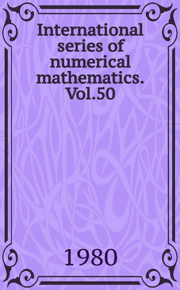 International series of numerical mathematics. Vol.50 : Radé-type approximation and general...