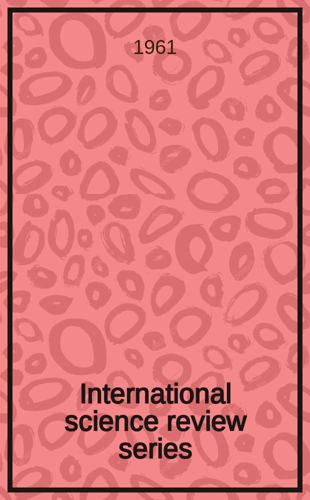 International science review series