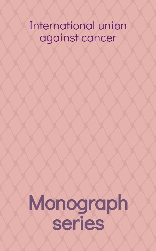 Monograph series
