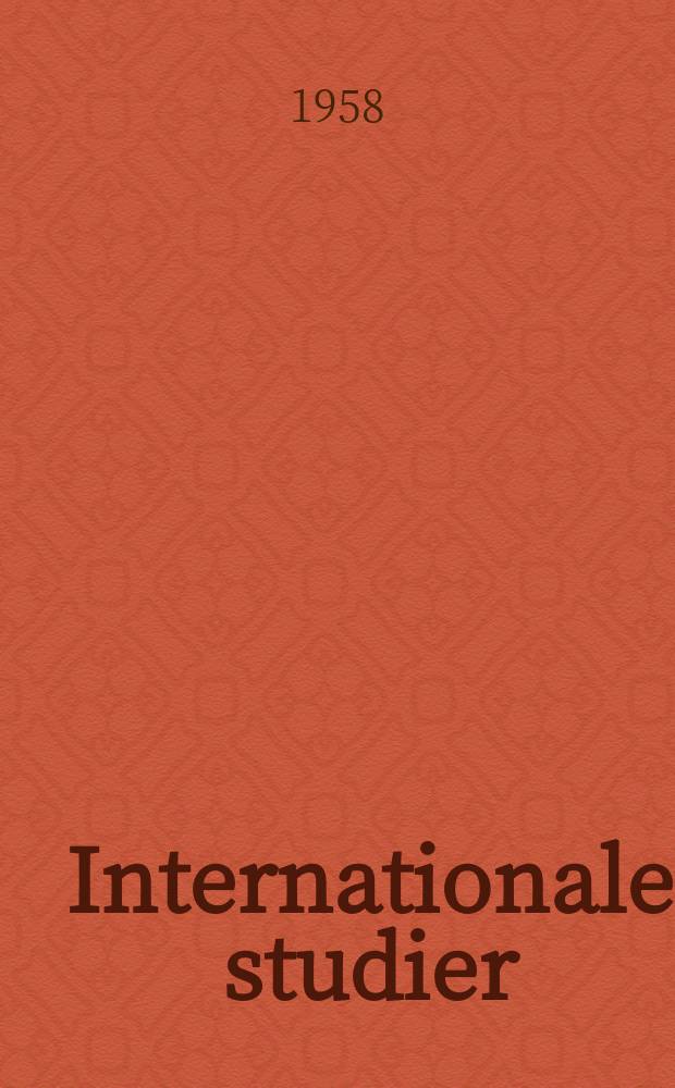 Internationale studier