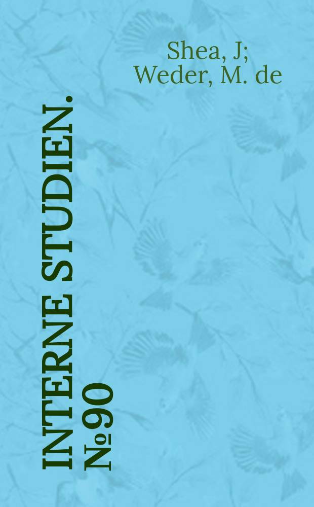 Interne Studien. №90 : Ein europäischen Pfeiler in der NATO?