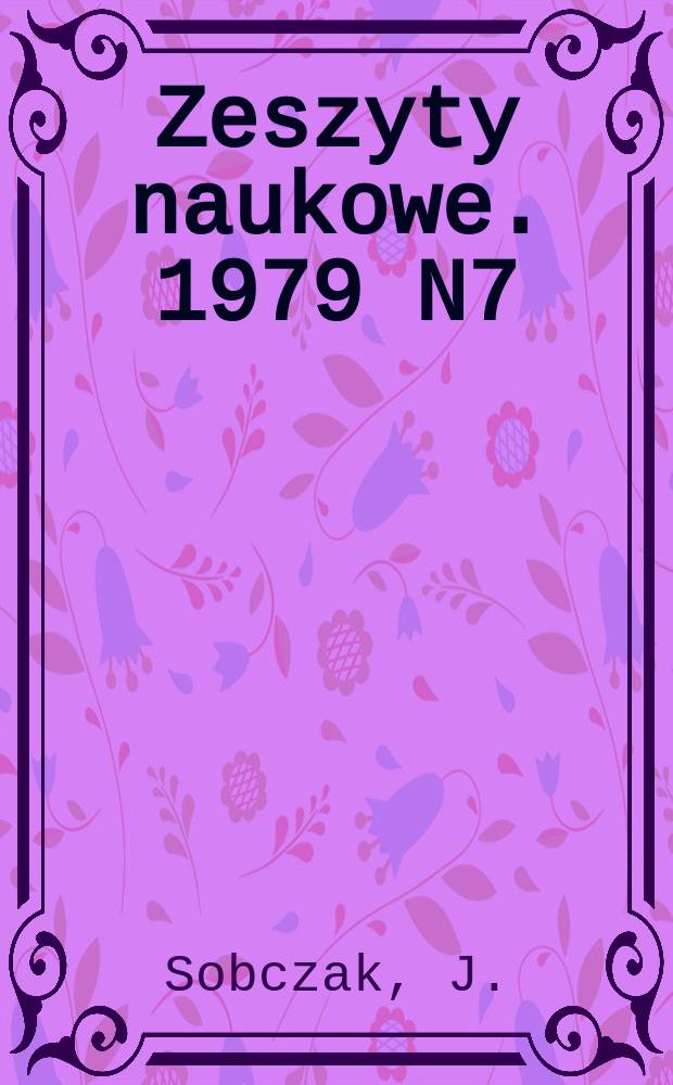 Zeszyty naukowe. 1979 N7 : Renowacja starych betonowych zapór ...