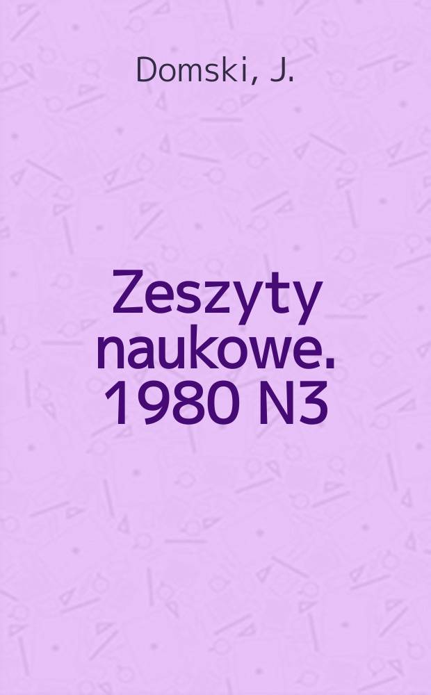 Zeszyty naukowe. 1980 N3 : Problemy konsolidacji gruntów ...