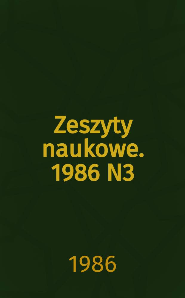 Zeszyty naukowe. 1986 N3 : Niektóre zagadnienia abrazji ...