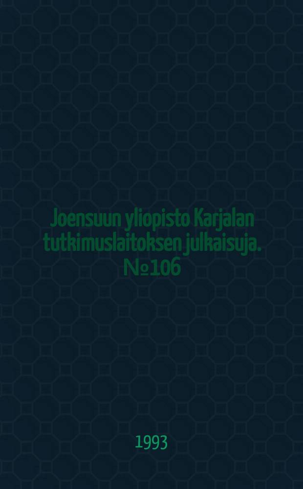 Joensuun yliopisto Karjalan tutkimuslaitoksen julkaisuja. №106 : Ryssät ruotsien keskellä