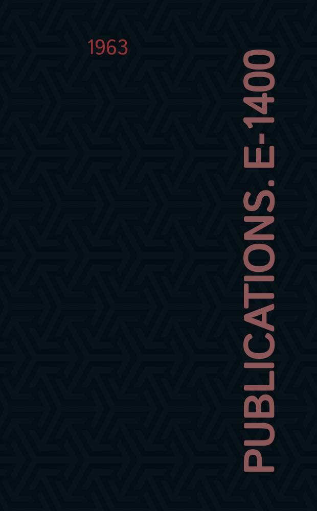 [Publications]. E-1400 : Bound states and analytic properties in angular momentum