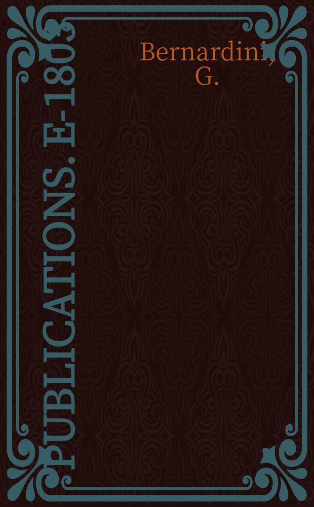 [Publications]. E-1803 : Neutrino physics