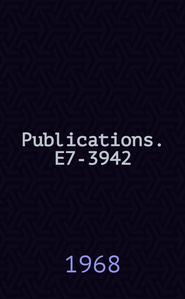 [Publications]. E7-3942 : Fission of exited nuclei