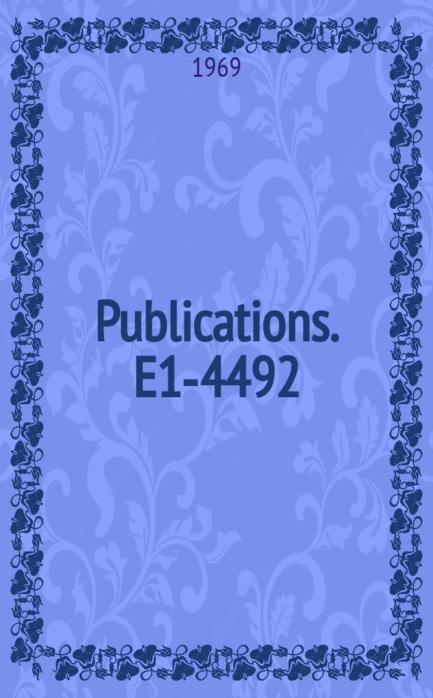 [Publications]. E1-4492 : Experimental study of many-body reactions with ⁸Li production in slow negative pion capture by ¹²C, ¹⁴N, ¹⁶O nuclei