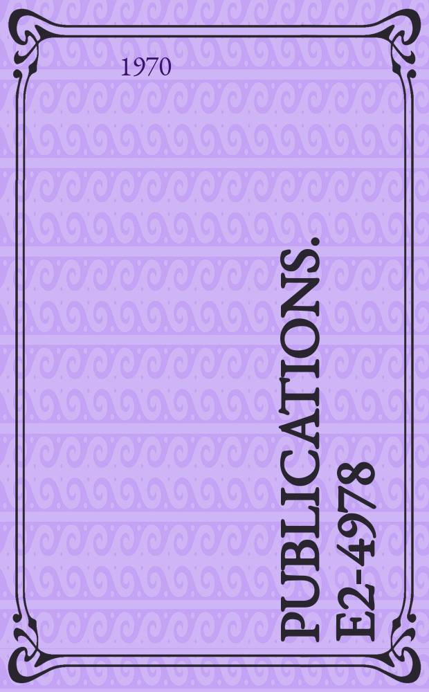 [Publications]. E2-4978 : Duality and finite energy sum rules