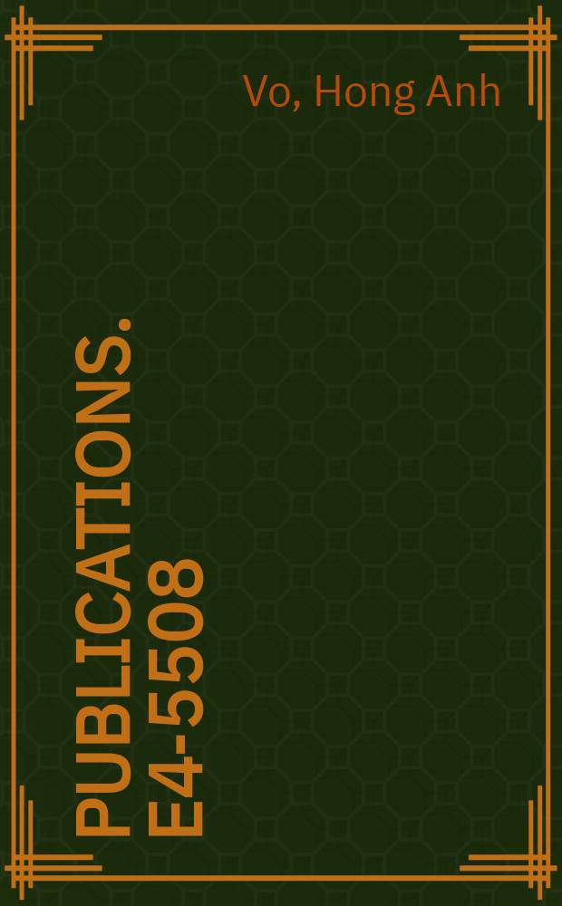 [Publications]. E4-5508 : On the stability of an anharmonic crystal