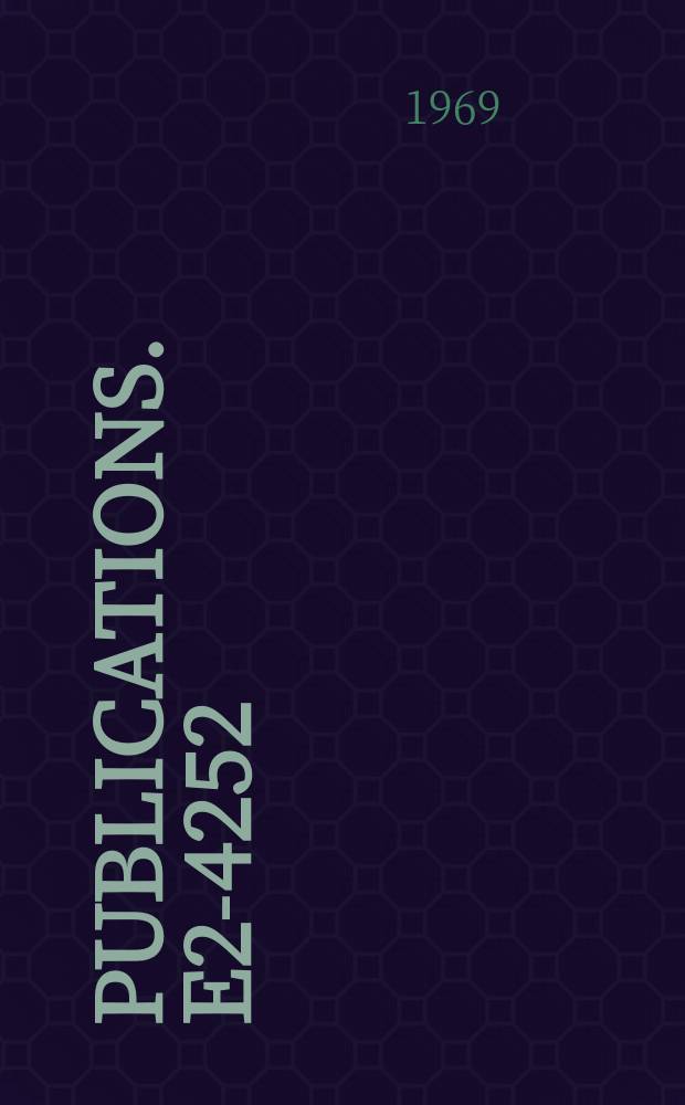 [Publications]. E2-4252 : Resonance γ₀(1327)→λ+γ