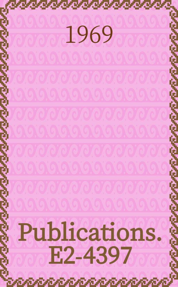 [Publications]. E2-4397 : Time-dependent Ginzburg-Landau equation for superconducting alloys in high magnetic fields