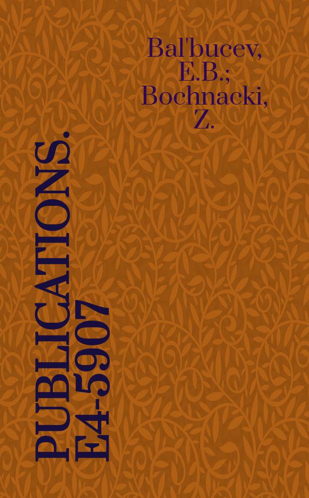 [Publications]. E4-5907 : Calculation of neutron equilibrium pairing in spherical single closed shell nuclei